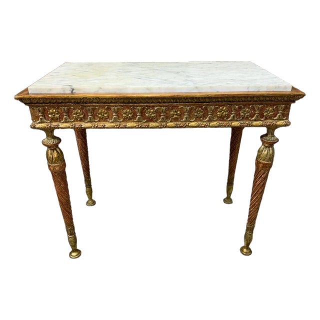 Early 19th Century Italian Neoclassical Console Table For Sale