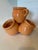 Orange Fused Ceramic Jars, Vintage For Sale - Image 8 of 12