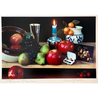 Audrey Flack, Pop Art Vintage Color Photograph Dye Transfer Print Audrey Flack Fruits Photo, 1984 For Sale