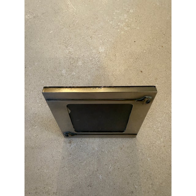 Gucci Silver-Plated Picture Frame With Equestrian Bar Motifs, Italy, 1970s For Sale In Los Angeles - Image 6 of 6