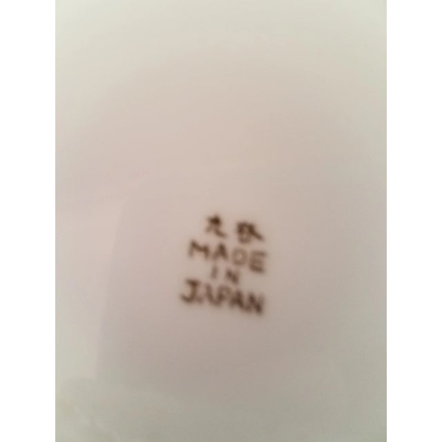 Vintage 1980s Japanese Porcelain Decorative Plate Marked For Sale - Image 4 of 5