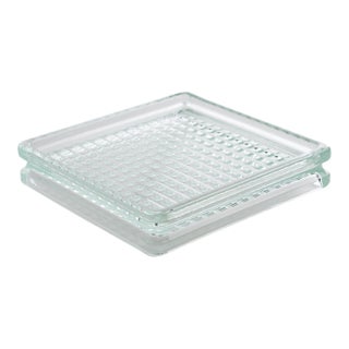Le Corbusier for Lumax Mid-Century Modern Glass Desk Tidy, Catchall Bowl For Sale