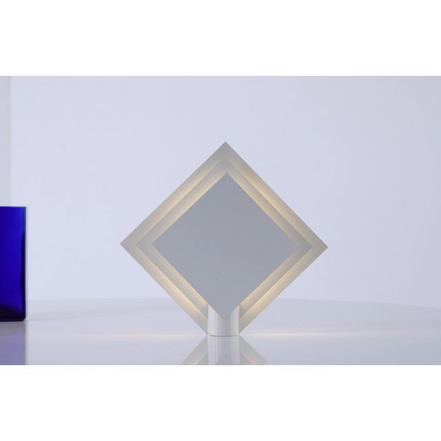 Postmodern Square Metal Wall Lamp from Lumiance, 1980s For Sale - Image 14 of 16