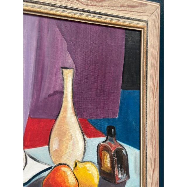 L. Norberg, Still Life, 1960s, Oil on Canvas, Framed For Sale - Image 4 of 17
