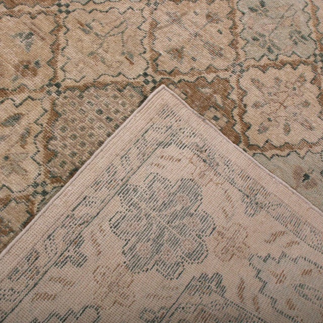 Not Yet Made - Made To Order Rug & Kilim’s Bohemian Argyle Rug in Blue and Beige, 10x14 For Sale - Image 5 of 6