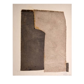 Edoardo Menini, Abstract Composition, 1955, Mixed Media on Canvas For Sale