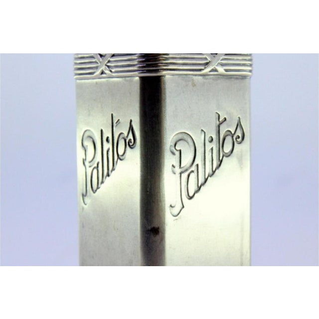 Silver Chicken Toothpick Holder with Rooster Top and Friezes For Sale - Image 4 of 10