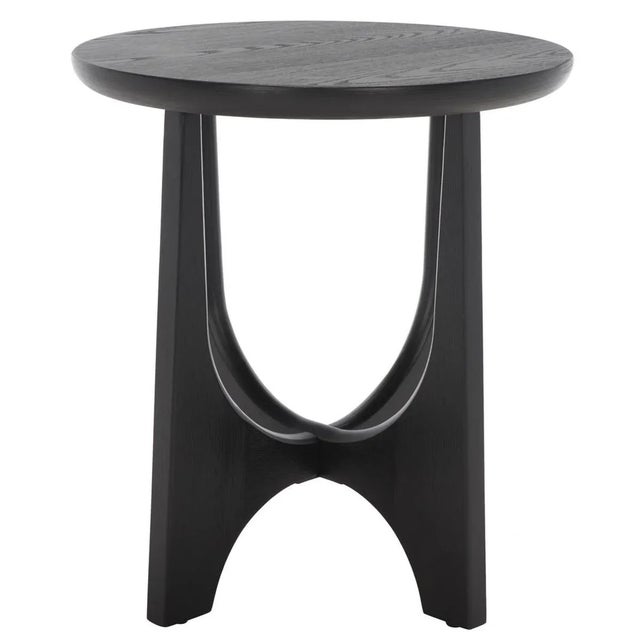 Sasha Wood Accent Table - Black For Sale - Image 9 of 9