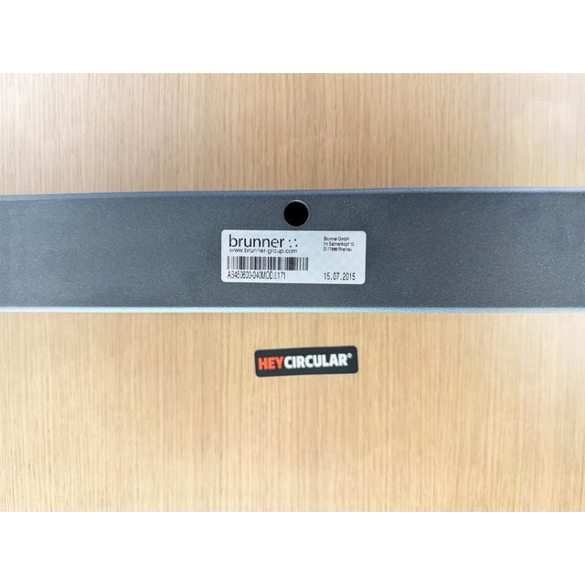 Table and Bench in Oak from Brunner Jehs Laub, 2010s, Set of 2 For Sale - Image 10 of 11