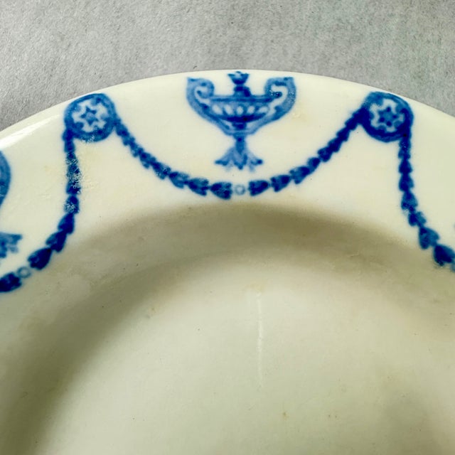 American 1920s Syracuse China Adam Pattern Match Holder Ash Tray For Sale - Image 3 of 11