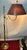 Vintage Brass Floor Lamp with Fabric Shade from Schulz & Adam, 1960s For Sale - Image 10 of 12