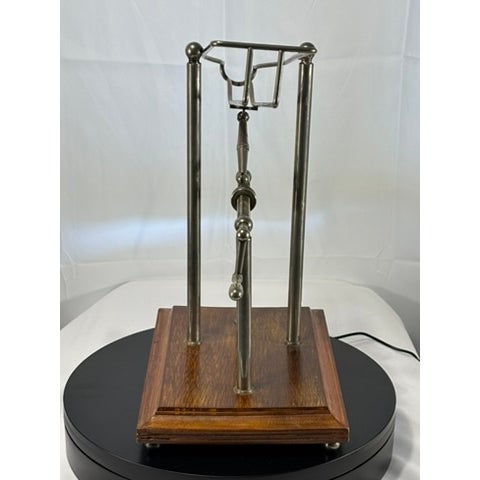 Vintage Mechanical Wine Server Pourer With Presentation Pouring Stand For Sale - Image 9 of 17