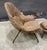 Early Eero Saarinen for Knoll Womb Chair and Ottoman Re-upholstered For Sale - Image 9 of 12