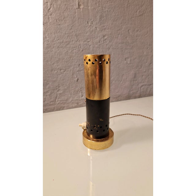 1950s Vintage Table Lamp in Brass and Iron by Angelo Lelli for Arredoluce, 1950s For Sale - Image 5 of 10