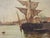 Unknown, Painting Sailboat on a Calm Sea, 1890, Oil on Canvas For Sale - Image 9 of 13