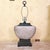 Uttermost Cumberland Pebbled Sandstone Table Lamp | Textured Designer Lighting For Sale - Image 10 of 18