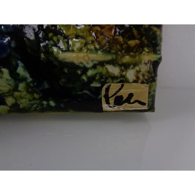 German Ceramic Wall Plaque by Helmut Friedrich Schäffenacker for Atelier Schäffenacker, 1970s For Sale - Image 18 of 18