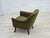 Green Norwegian Armchair in Green Furniture Fabric and Teak Wood, 1970s For Sale - Image 8 of 18