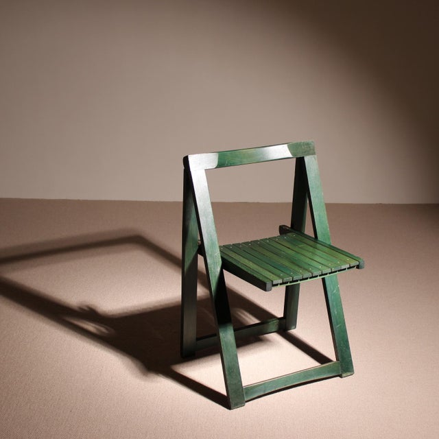 Trieste‘Folding Chairs by Aldo Jacober for Alberto Bazzani, Italy 1970s, Set of 4 For Sale - Image 3 of 10