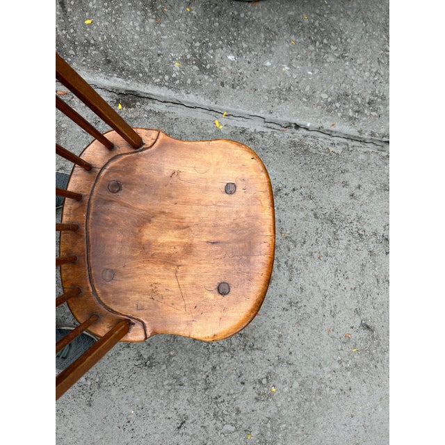 Mid 19th Century Mid 19th Century American Windsor Chair For Sale - Image 5 of 9
