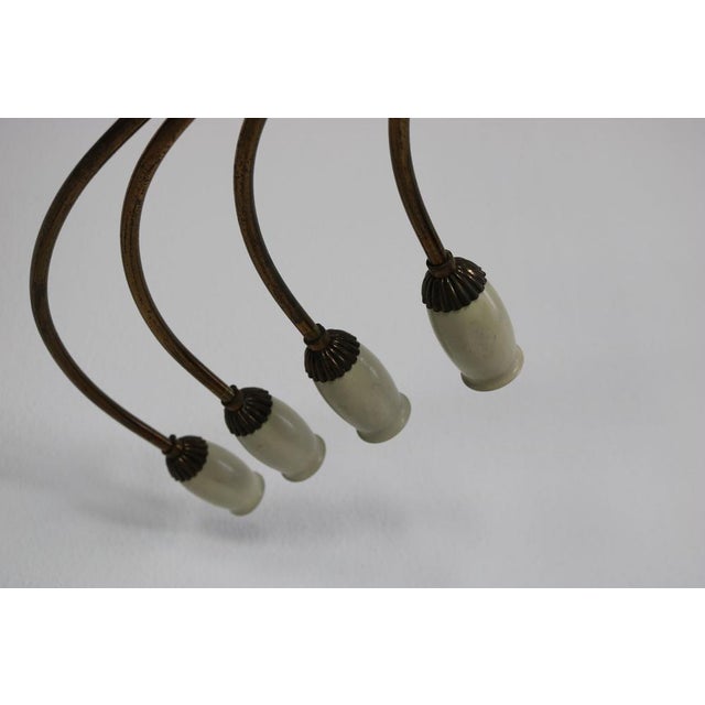 Italian Brass Lamp, 1950s For Sale - Image 16 of 18