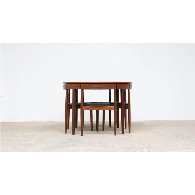Roundette Tripod Table and Chairs by Hans Olsen for Frem Røjle, 1960, Set of 5 For Sale - Image 11 of 11