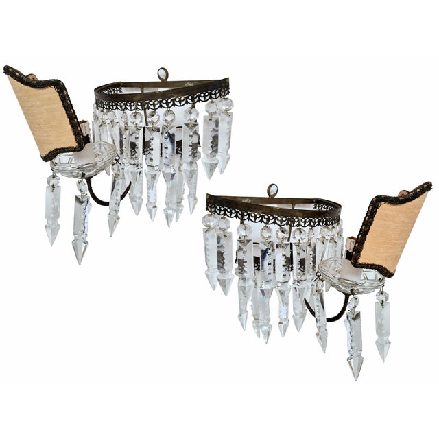 Bronze Wall Lamps, 1950s, Set of 2 For Sale - Image 4 of 10