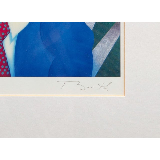 Artist: John Booth Title: Child Inside Medium: Lithograph, signed and titled in pencil Image Size: 9 x 7.5 inches Frame...