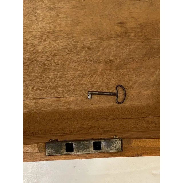 19th Century Large British Military Officer's Campaign Trunk of Brass-Bound Camphor For Sale - Image 9 of 12