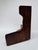 Wood Vintage 1970s Wood Corner Shelf Wall Display For Sale - Image 7 of 10