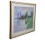 Farmhouse 1995 Vintage Realist Landscape Pastel Painting Sailboats Farm by Fleming For Sale - Image 3 of 13