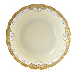 1920s Bavarian Gold Gilt Porcelain Bowl For Sale