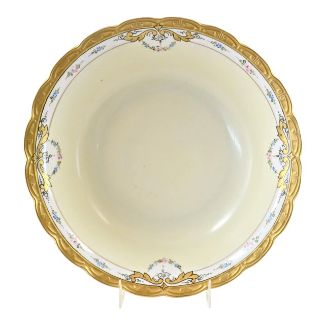 1920s Bavarian Gold Gilt Porcelain Bowl For Sale