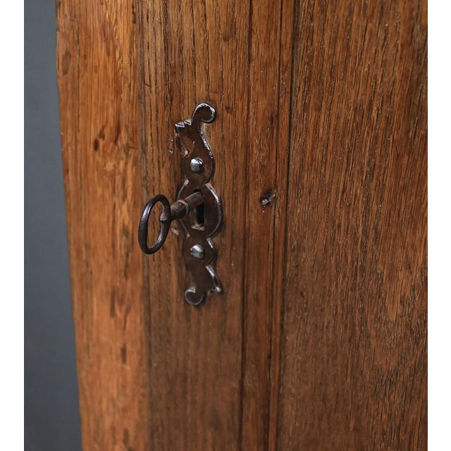 19th Century Standing Regional Cabinet in Oak For Sale - Image 10 of 18