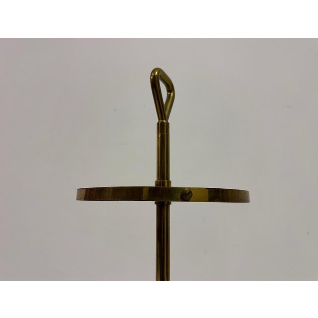 1950s Italian Brass and Iron Umbrella Stand, v For Sale - Image 5 of 11
