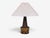 Mid-Century Modern 1960s Nils Kähler, Table Lamp, Brown Glazed Stoneware For Sale - Image 3 of 10