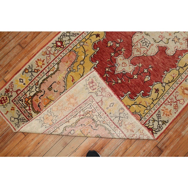 Vintage Oushak Runner - 3'3" x 12'6" For Sale - Image 18 of 18