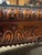 Brown 1990s Oversize Solid Mahogany Coffee Table With Intricate Carving For Sale - Image 8 of 9