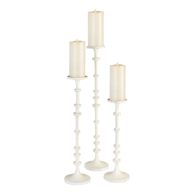 Abacus Candle Stands, Set of 3 For Sale