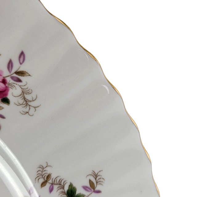 White 1980s Royal Albert Lavender Rose Bone China Dinnerware Service for Four, 16 Pieces For Sale - Image 8 of 18