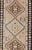 Tribal Vintage Turkish Oushak Runner With Medallion Design Outlined in Navy Blue For Sale - Image 3 of 11