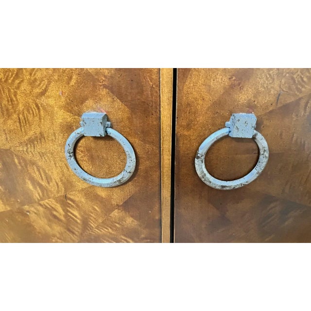 1990s Century Furniture Omni Demilune Two Door Cabinet For Sale In Boston - Image 6 of 17