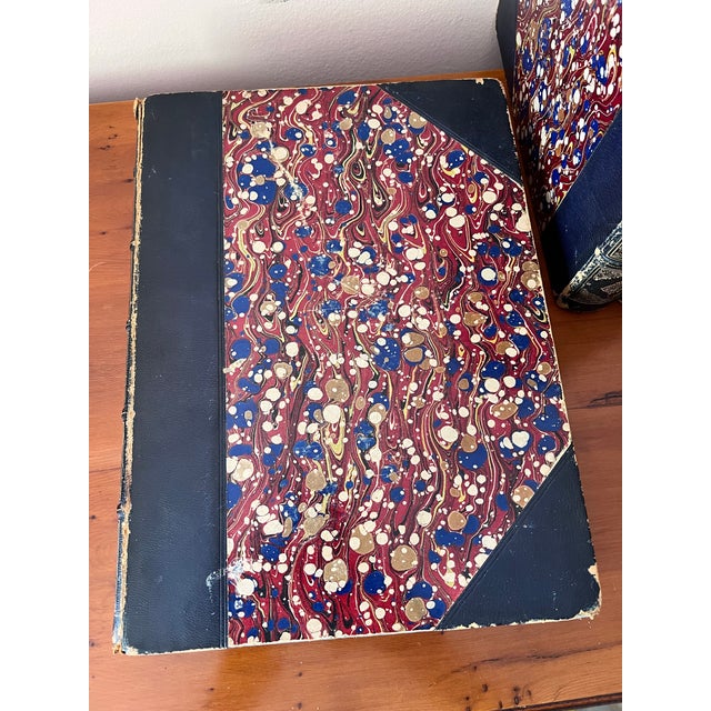 This is a collection of bound Vogue magazine issues from 1894 and 1895. They are in antique condition with the 1895 book...