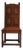 Historicist Throne Chair in Oak, 1880 For Sale