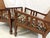 Antique Teak and Cane Arts & Crafts Style Plantation Chairs With Dowel Construction- A Pair For Sale - Image 11 of 18