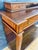 Wood 1960s Elegant Empire Style Console with Burlwood Veneer and Bronze Details For Sale - Image 7 of 12