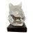 Kitty Cantrell “Devotion” Limited Edition Lucite & Pewter Wolf Sculpture With Lighted Base For Sale
