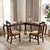1970s The Dualist Atelier: Grand Partners Office Suite With Matching Queen Anne Writing Desks & Sculptural Mediterranean Carved Chairs For Sale - Image 4 of 13
