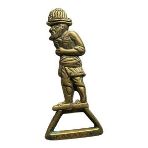 Vintage Turkish Karagoz Brass Bottle Opener