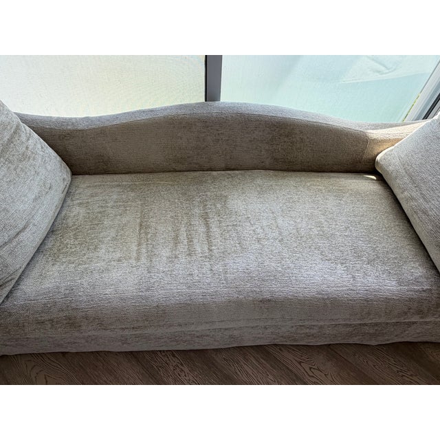 2010s Donghia Bond Street Daybed in Neutral Sage Upholstery, Designer Vintage For Sale - Image 5 of 9